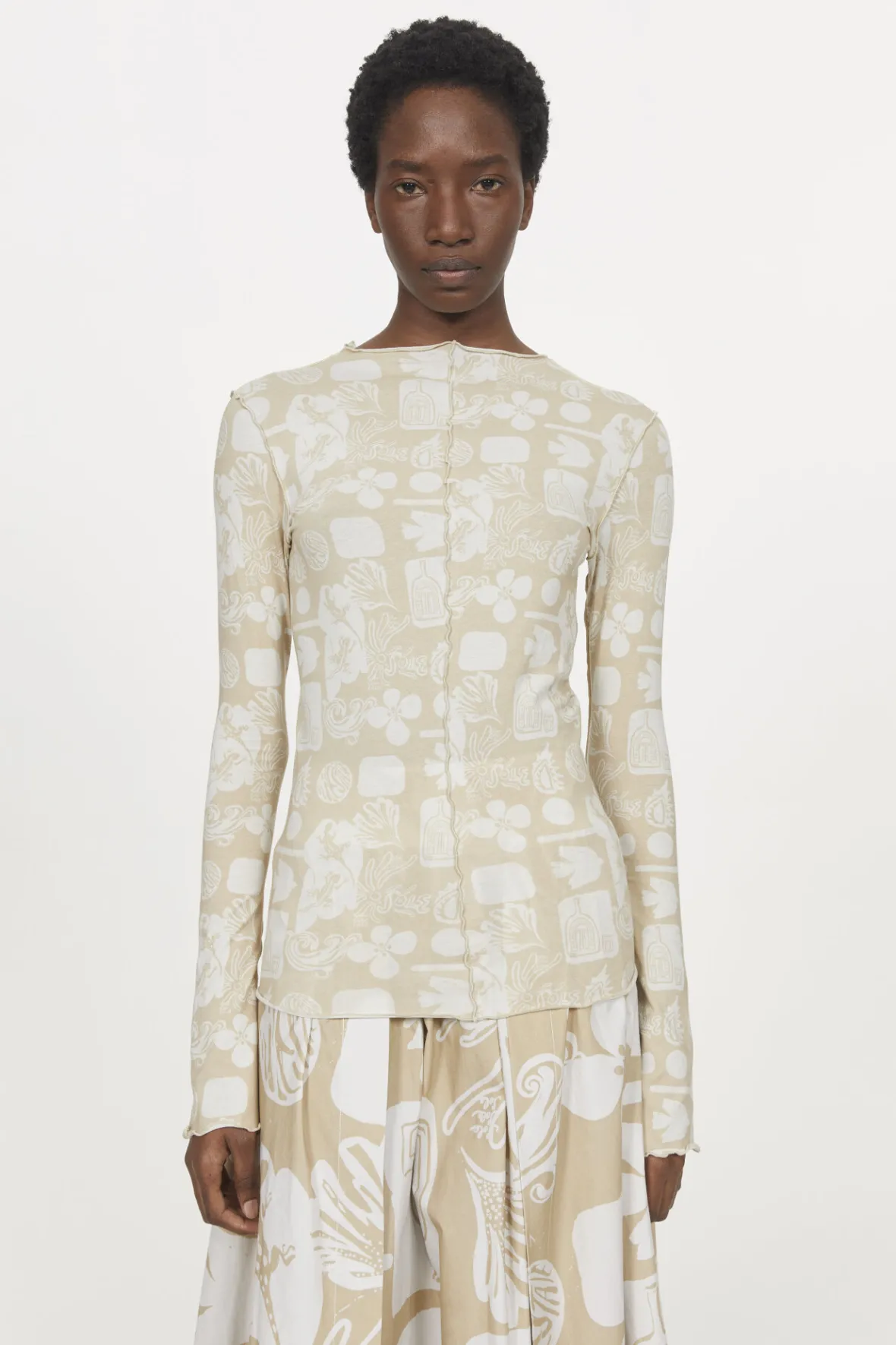 Rodebjer New Arrivals^Columbina Sketchbook Jersey Top