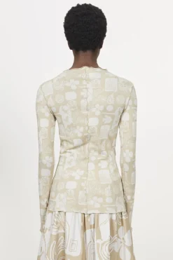 Rodebjer New Arrivals^Columbina Sketchbook Jersey Top