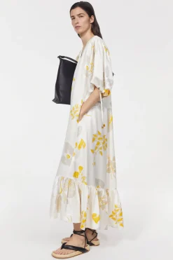 Rodebjer The Heartleaf Capsule^Dakota Leaf Hammered Dress