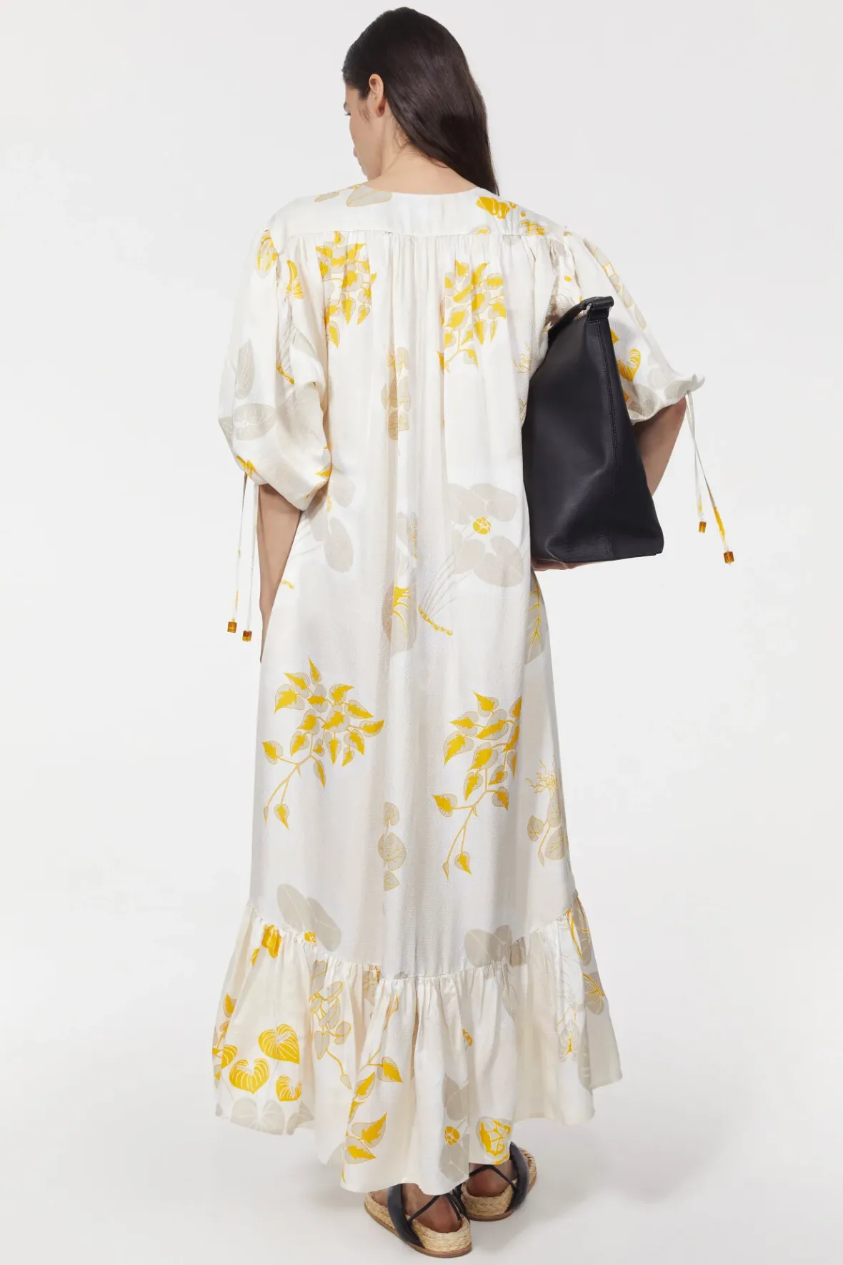 Rodebjer The Heartleaf Capsule^Dakota Leaf Hammered Dress