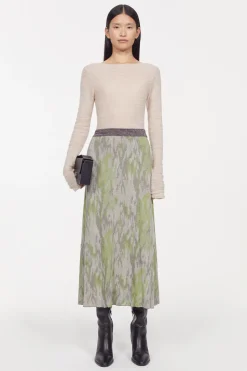Rodebjer Skirts^Flora Jaquard Knitted Skirt