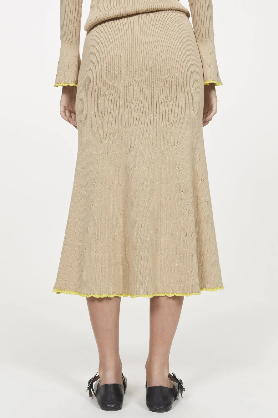 Rodebjer Skirts^Fly Rib Knitted Skirt